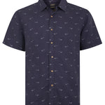 Camisa M/C H Tencel Print Sea World Hombre 1