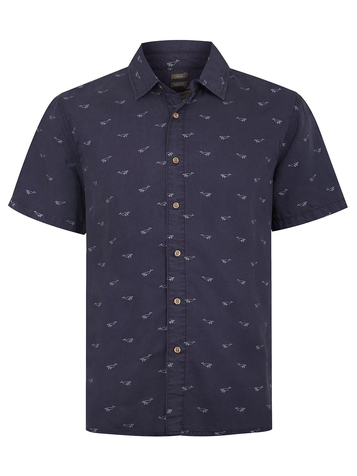 Camisa M/C H Tencel Print Sea World Hombre 1