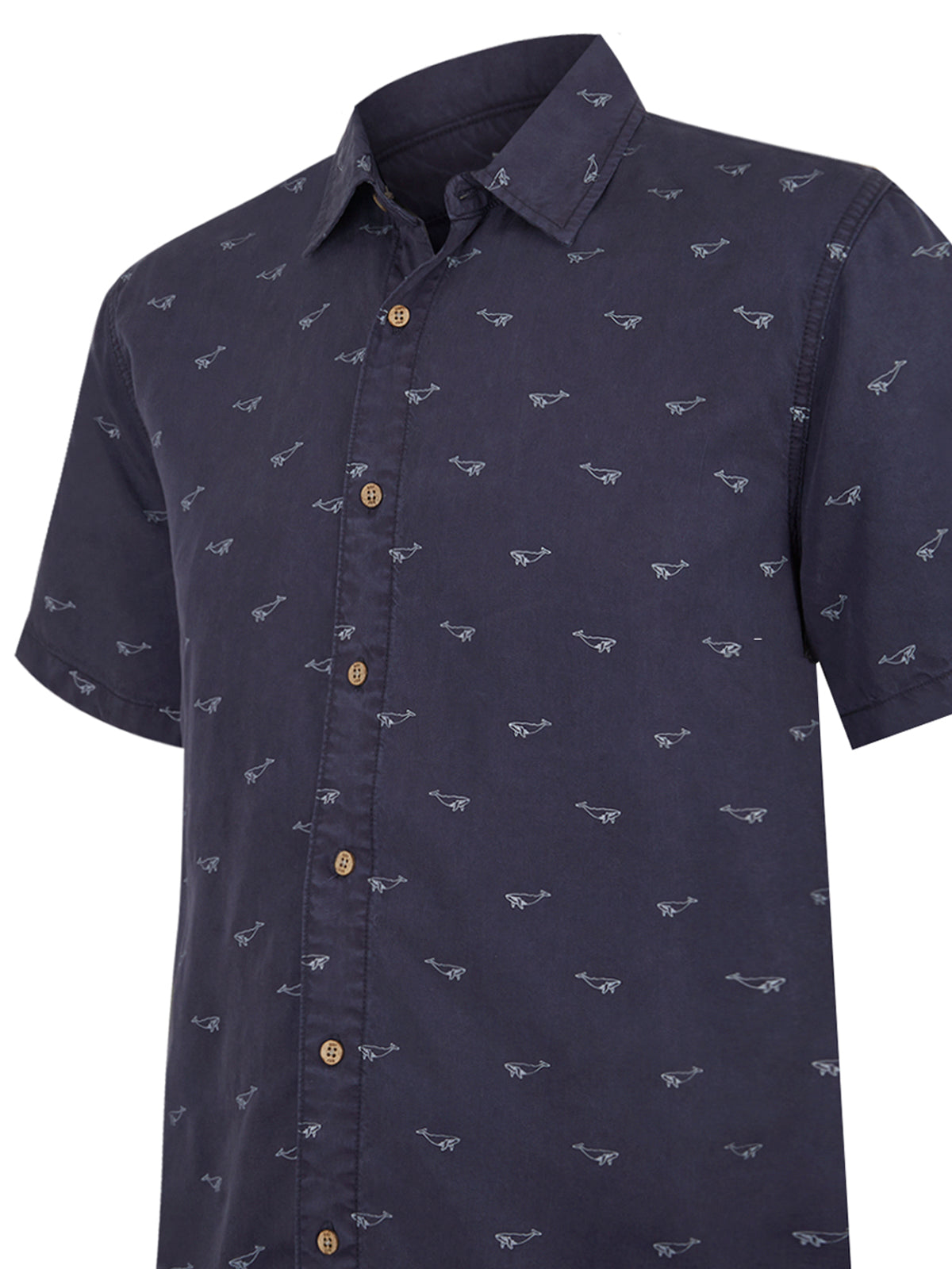 Camisa M/C H Tencel Print Sea World Hombre 3