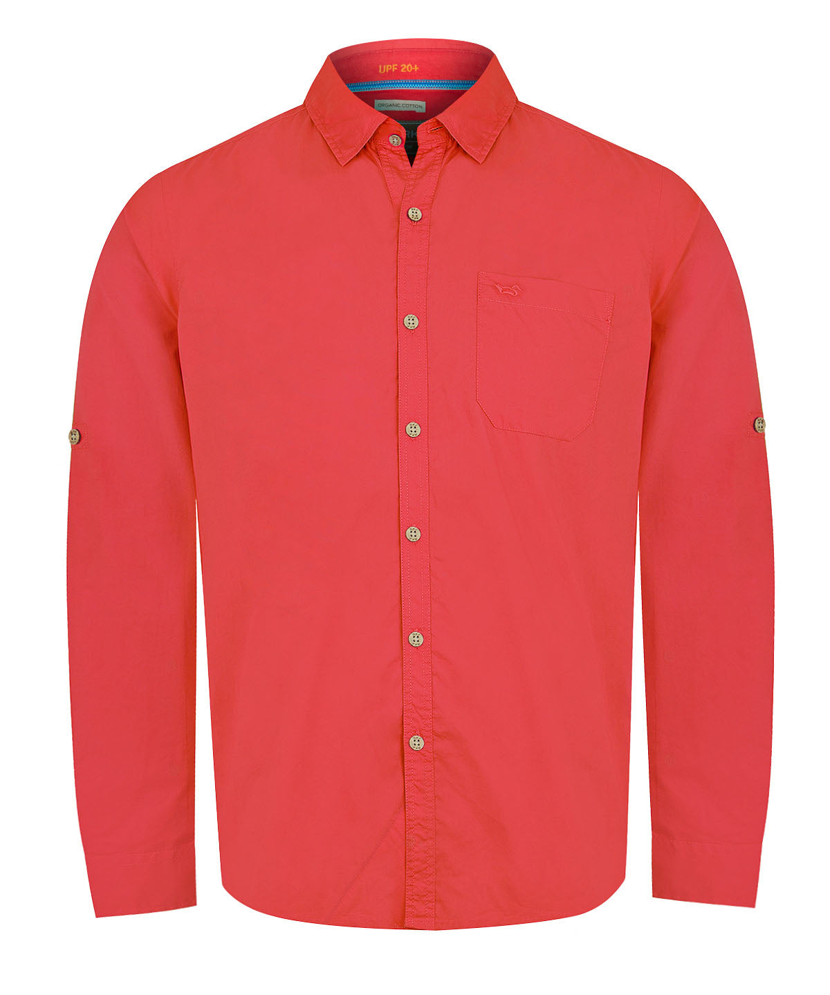 Camisa M/L H Galiton Coral Hombre 1
