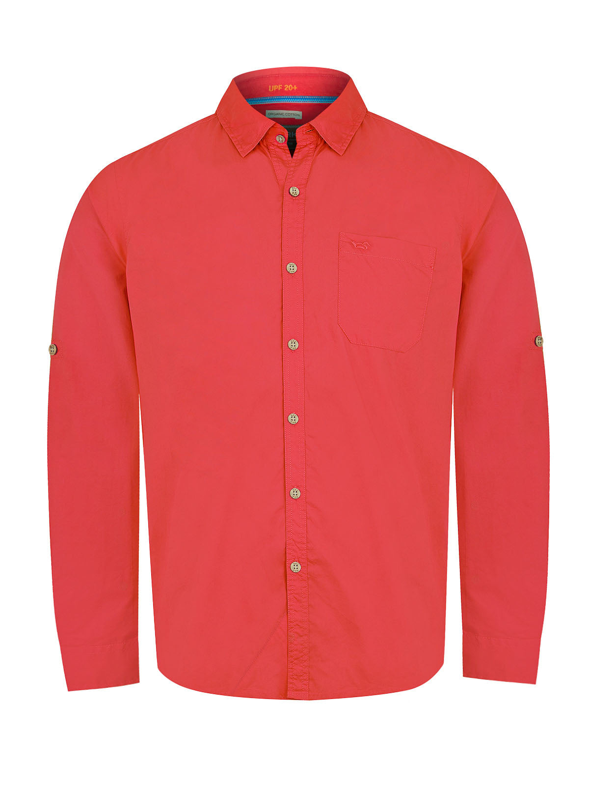 Camisa M/L H Galiton Coral Hombre 1