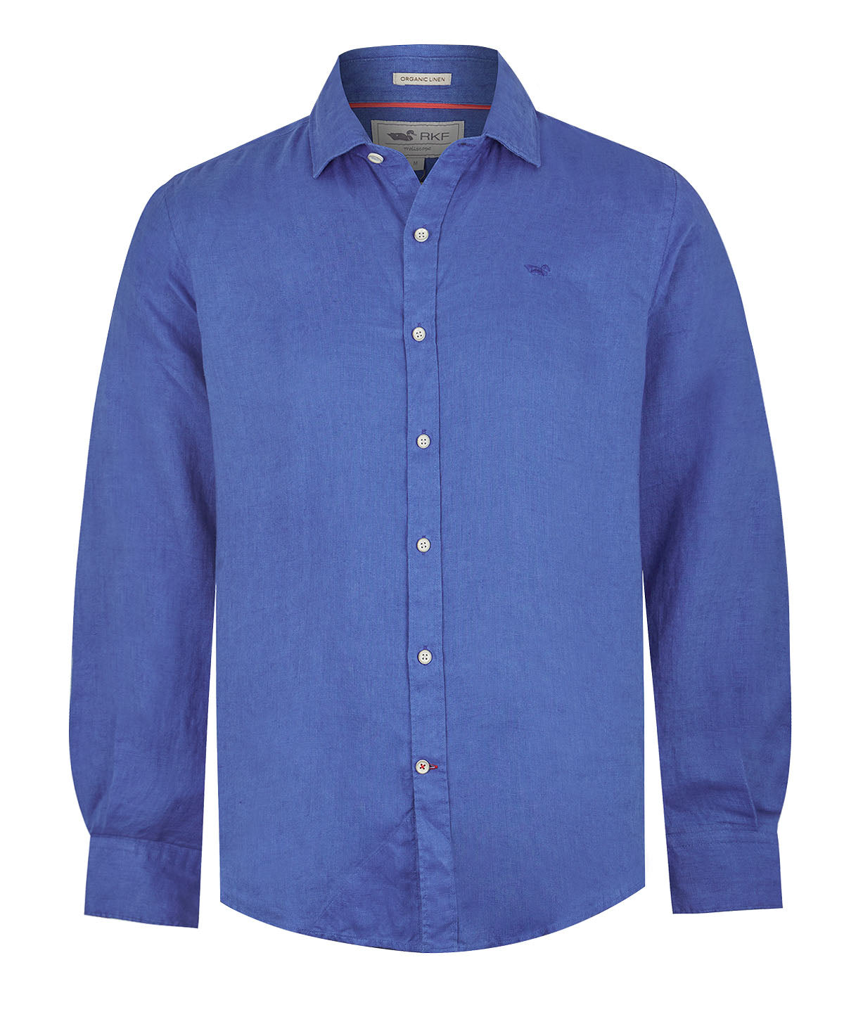 Camisa de Lino Orgánico M/L H Olimpian Blue Hombre 1