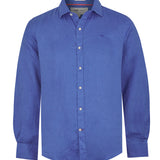 Camisa de Lino Orgánico M/L H Olimpian Blue Hombre 1