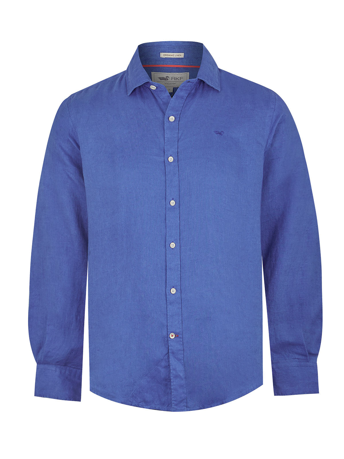 Camisa de Lino Orgánico M/L H Olimpian Blue Hombre 1