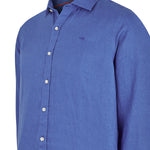 Camisa de Lino Orgánico M/L H Olimpian Blue Hombre 2