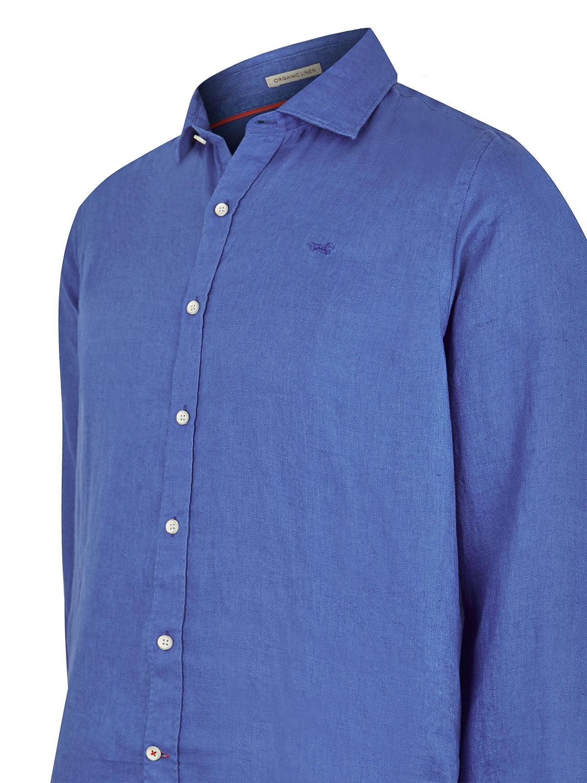 Camisa de Lino Orgánico M/L H Olimpian Blue Hombre 2