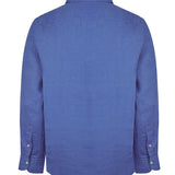 Camisa de Lino Orgánico M/L H Olimpian Blue Hombre 3