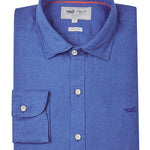 Camisa de Lino Orgánico M/L H Olimpian Blue Hombre 4