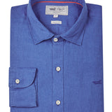 Camisa de Lino Orgánico M/L H Olimpian Blue Hombre 4