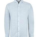 Camisa de Lino Orgánico M/L H Misty Blue Hombre 1