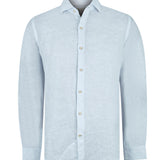 Camisa de Lino Orgánico M/L H Misty Blue Hombre 1