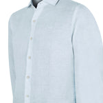 Camisa de Lino Orgánico M/L H Misty Blue Hombre 3