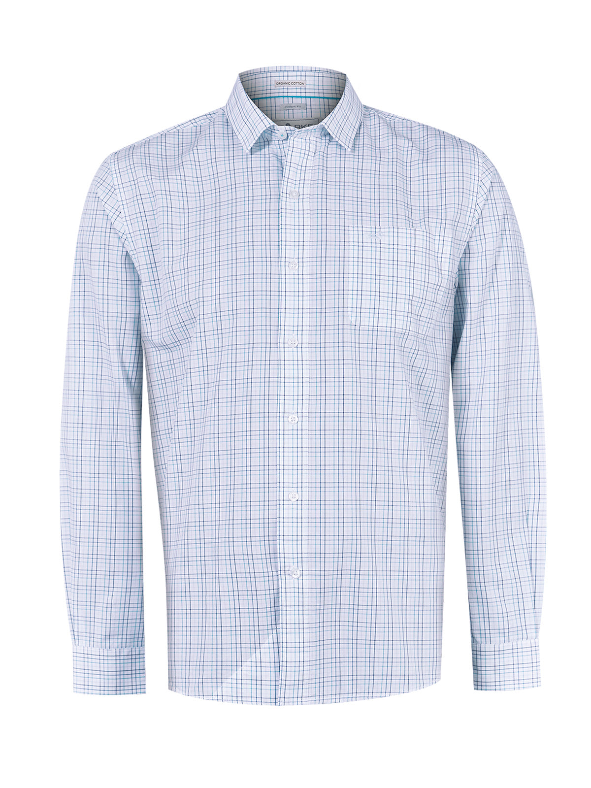 Camisa M/L H Lighter Tartán Blue Moon Hombre 1