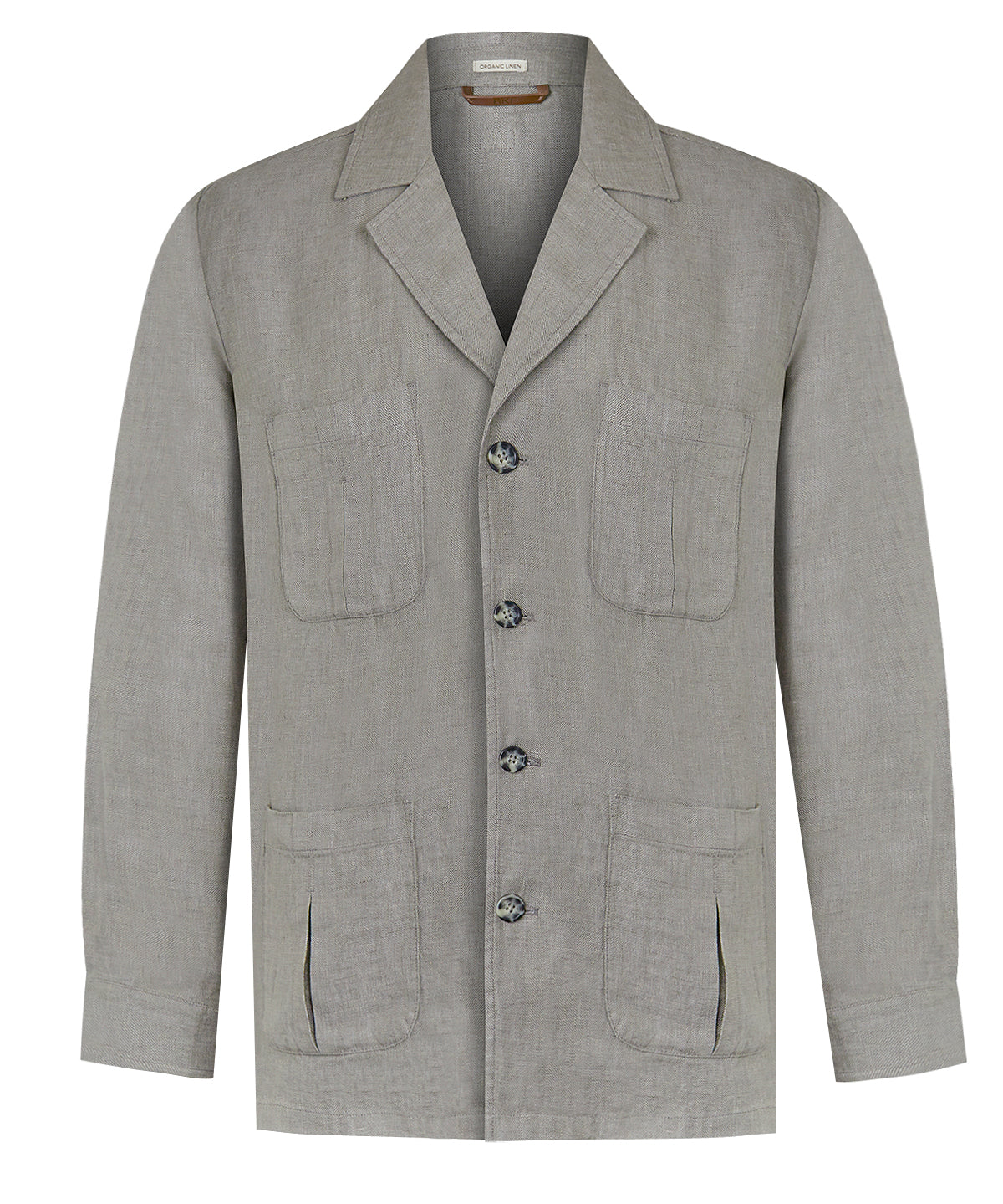 Chaqueta Lino H Fornillo Verde Hombre 1