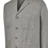 Chaqueta Lino H Fornillo Verde Hombre 3