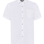 Camisa de Lino Orgánico M/C H Blanco Hombre 1
