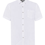Camisa de Lino Orgánico M/C H Blanco Hombre 1