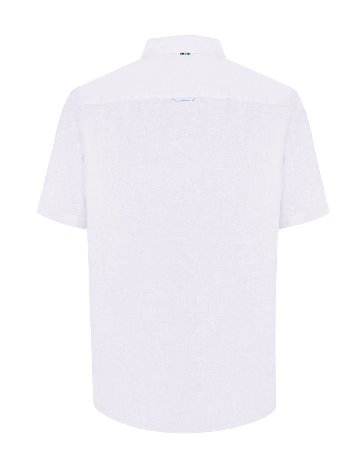 Camisa de Lino Orgánico M/C H Blanco Hombre 2