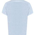 Camisa de Lino Orgánico M/C H Azul Hombre 2