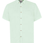 Camisa de Lino Orgánico M/C H Jersey Pistachio Hombre 1