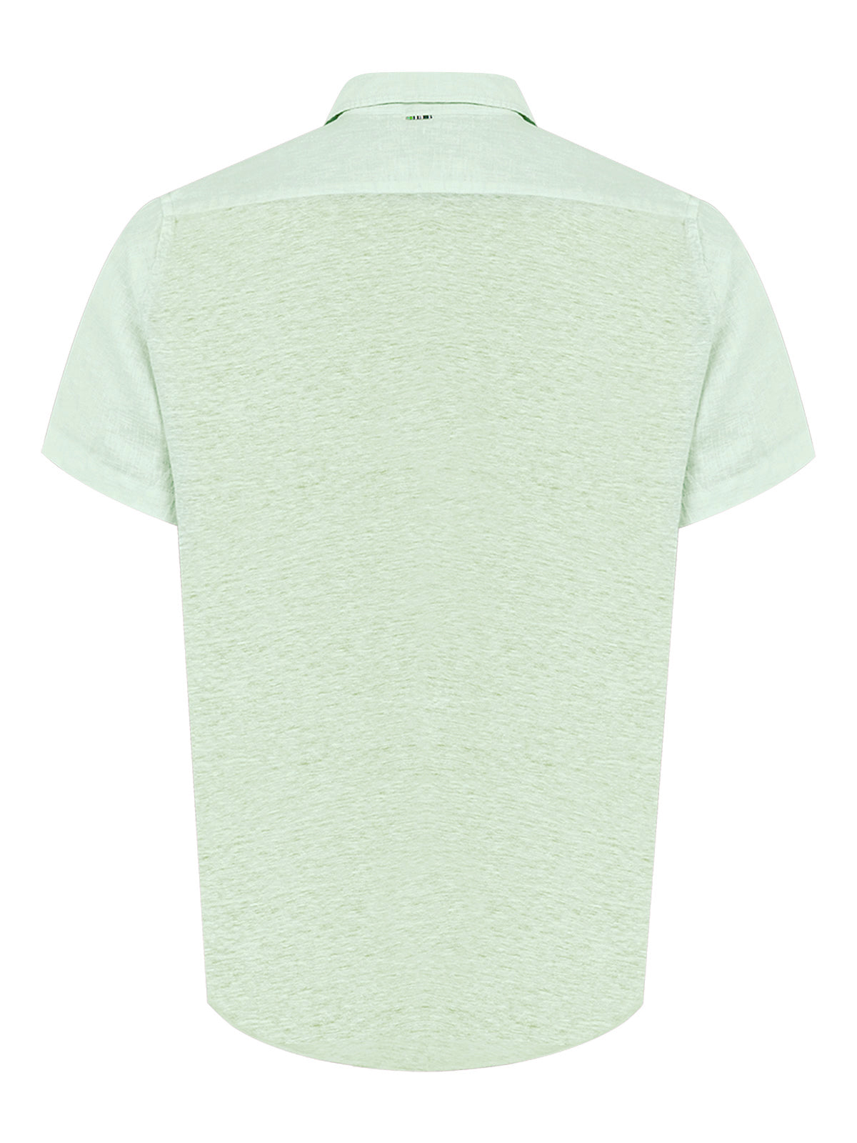 Camisa de Lino Orgánico M/C H Jersey Pistachio Hombre 2