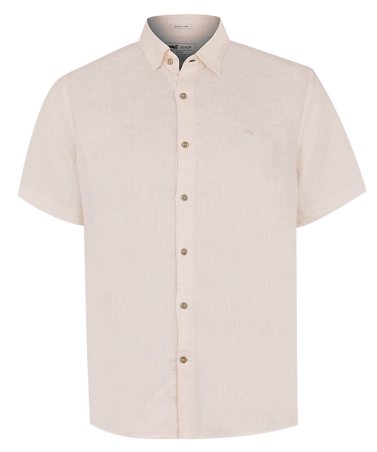 Camisa de Lino Orgánico M/C H Jersey Sandshell Hombre 1