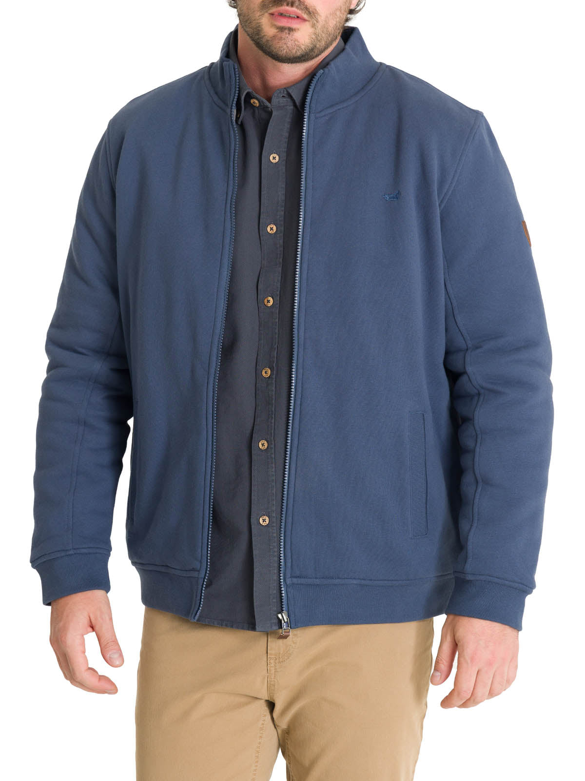 Saco H F/Z Orvieto Faded Denim Hombre 4