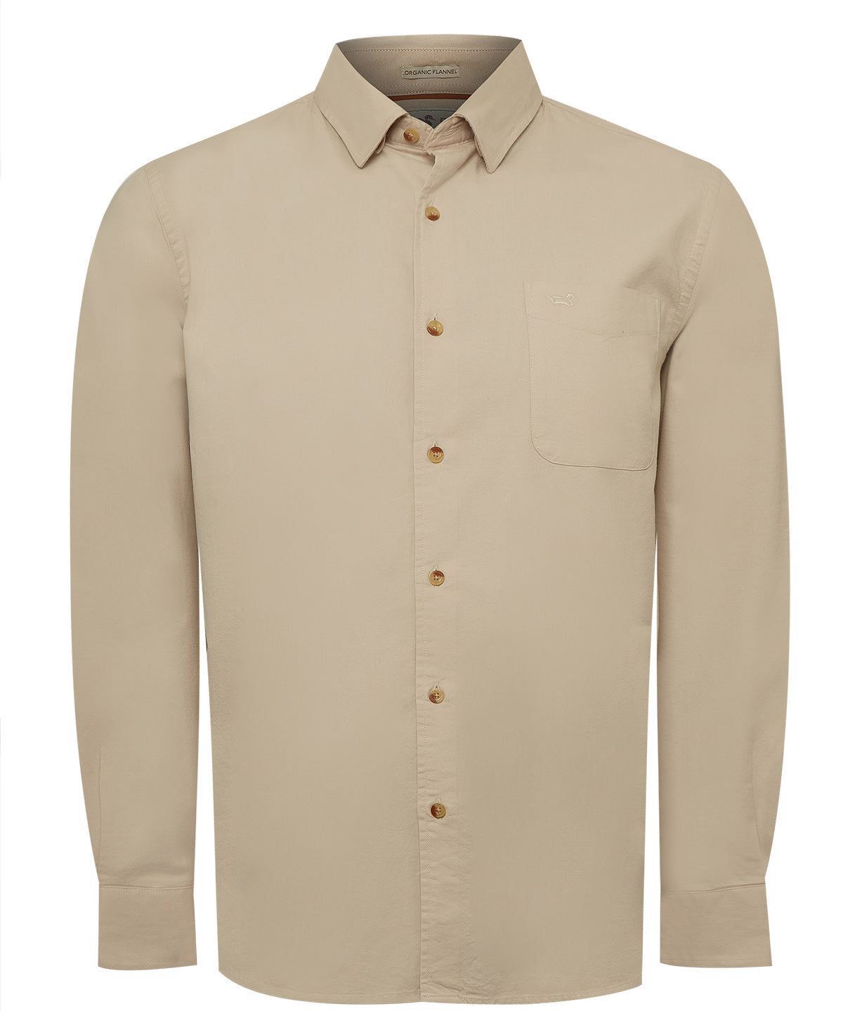 Camisa M/L H Anzio Taupe Hombre 1