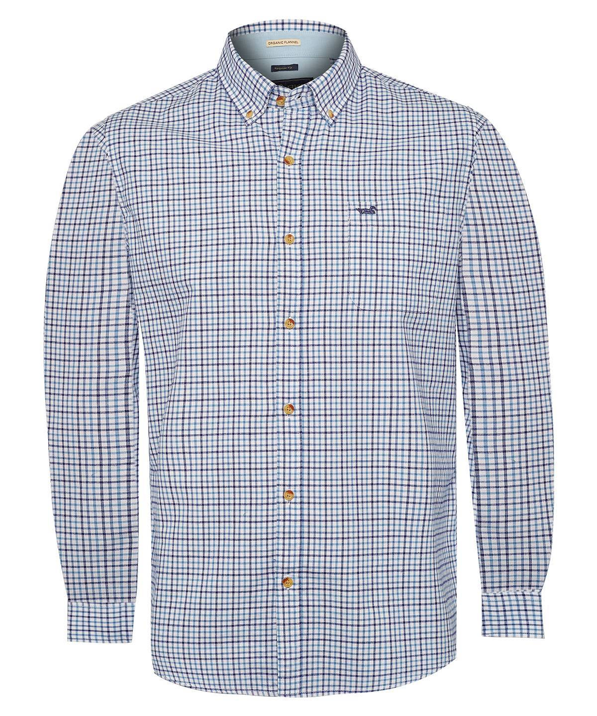 Camisa M/L H Viyella But Square Denim Hombre 1