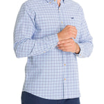 Camisa M/L H Viyella But Square Denim Hombre 5