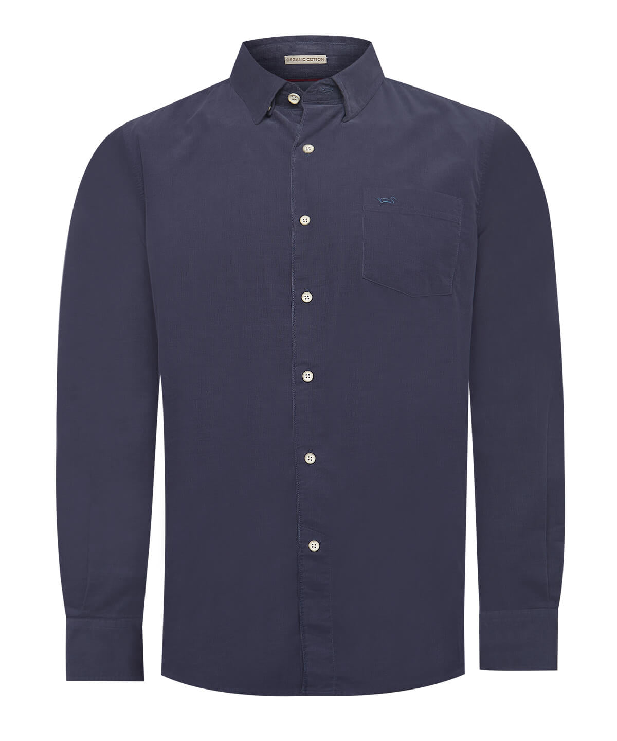 Camisa M/L H Corduroy Faded Denim Hombre 1