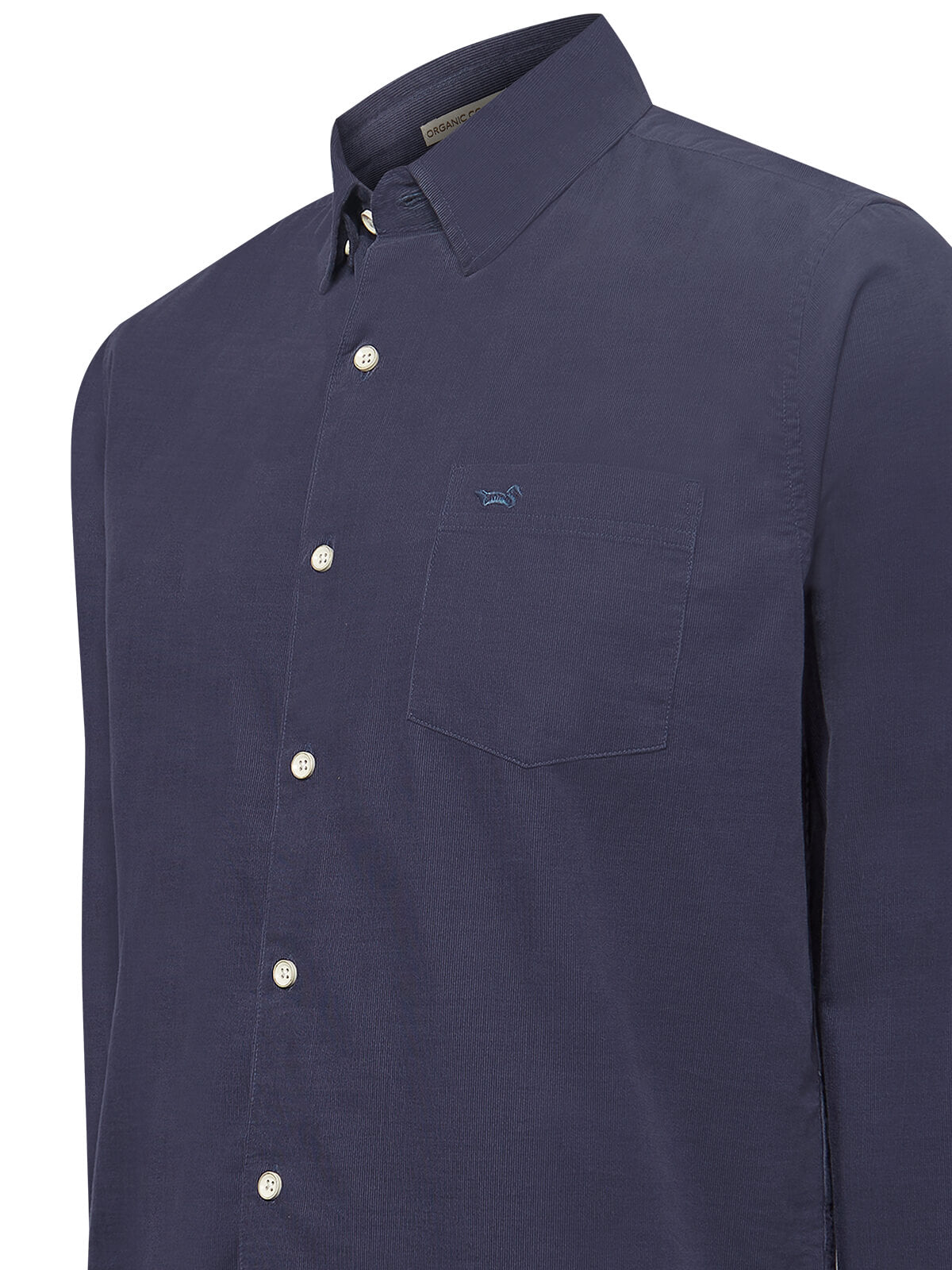Camisa M/L H Corduroy Faded Denim Hombre 3