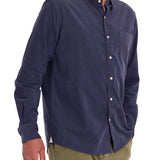 Camisa M/L H Corduroy Faded Denim Hombre 4