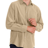 Camisa M/L H Corduroy Safari Hombre 4