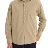 Camisa M/L H Corduroy Safari Hombre 5