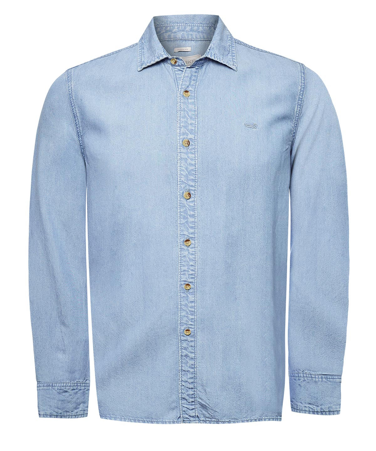 Camisa M/L H Tencel Denim Hombre 1