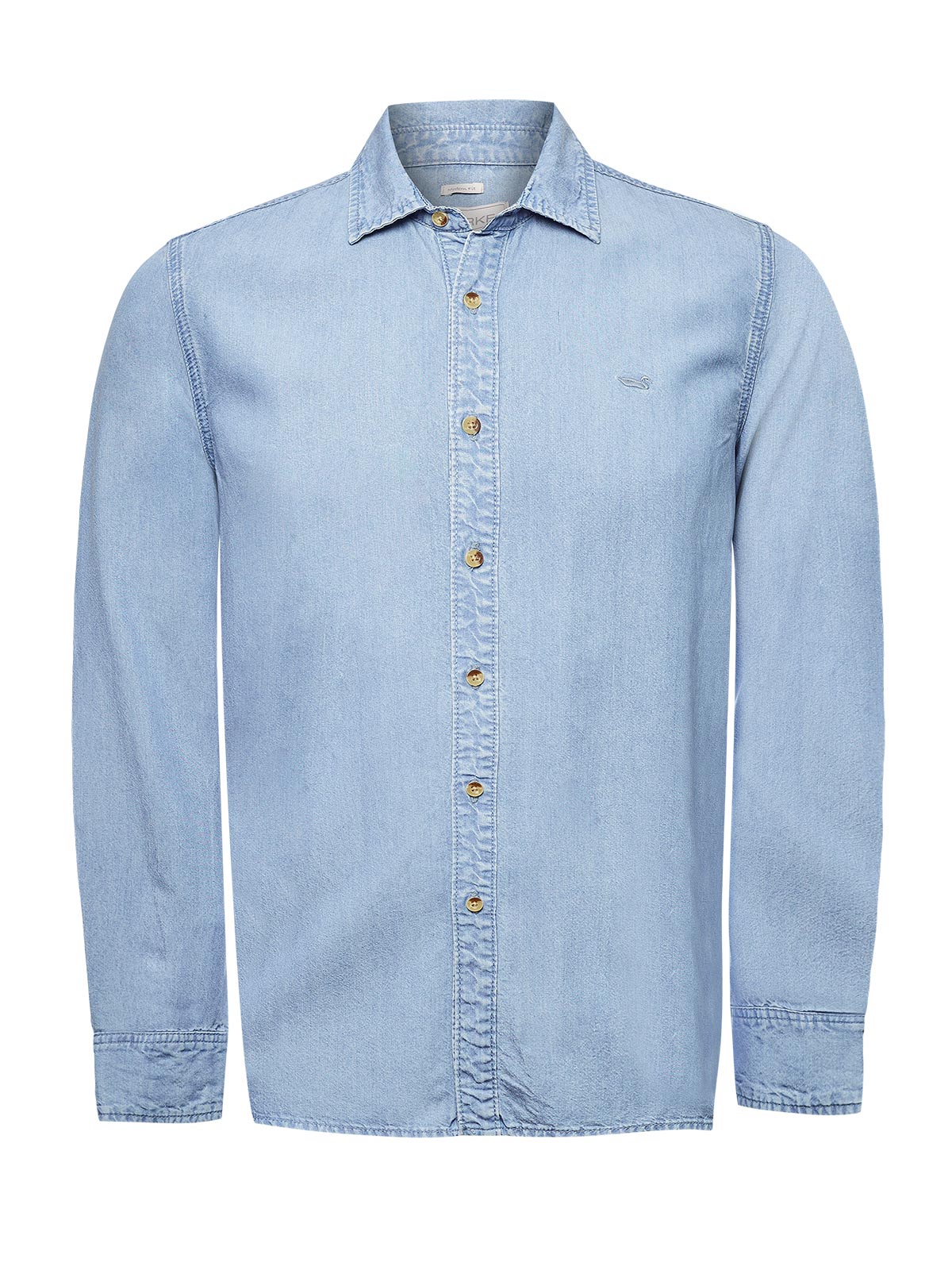 Camisa M/L H Tencel Denim Hombre 1