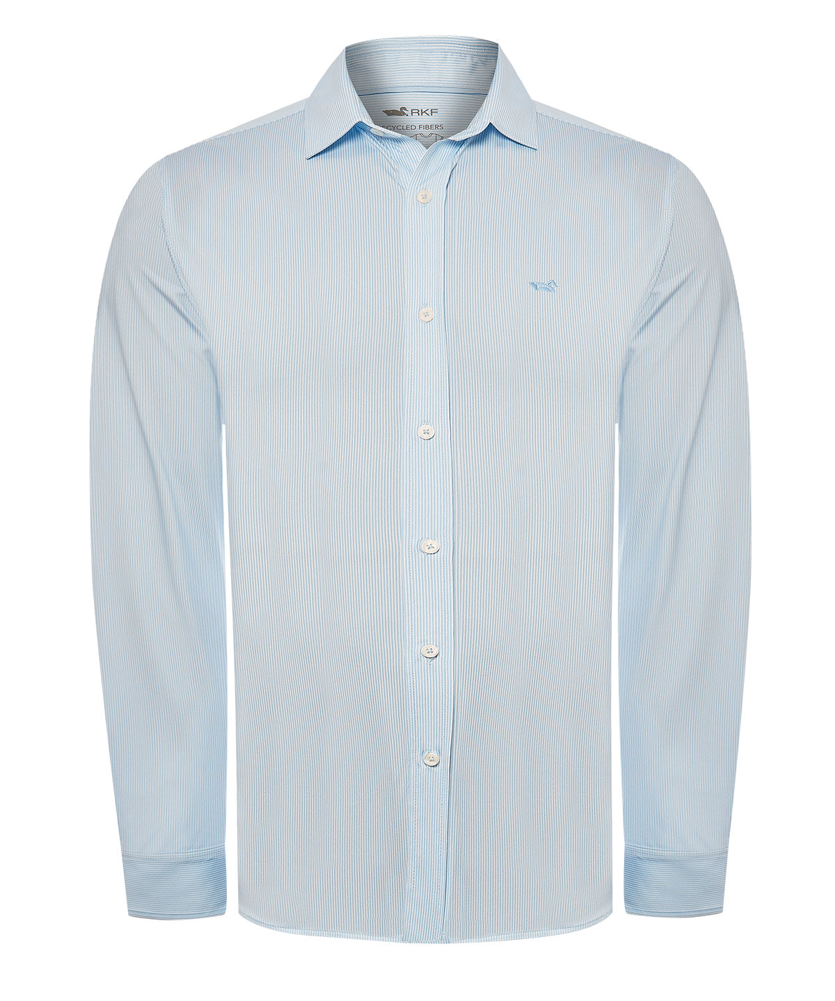 Camisa M/L H Sports Azul Celeste Hombre 1