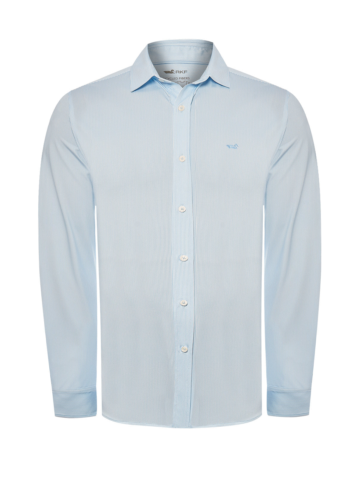 Camisa M/L H Sports Azul Celeste Hombre 1