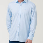 Camisa M/L H Sports Azul Celeste Hombre 4