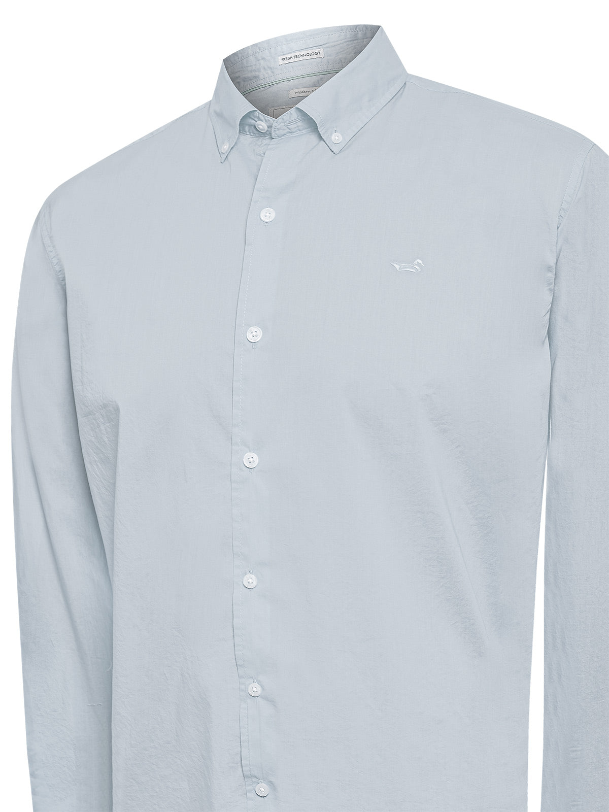 Camisa M/L H Soft Pastel Blue Hombre 3