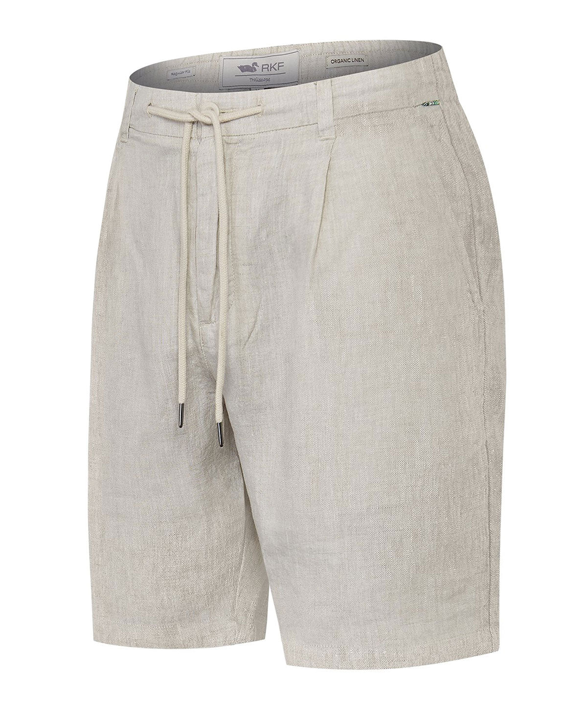 Bermuda Clásica H Linen Melange Tan Hombre 1