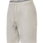 Bermuda Clásica H Linen Melange Tan Hombre 1