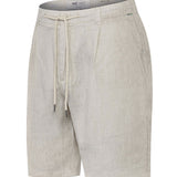 Bermuda Clásica H Linen Melange Tan Hombre 1