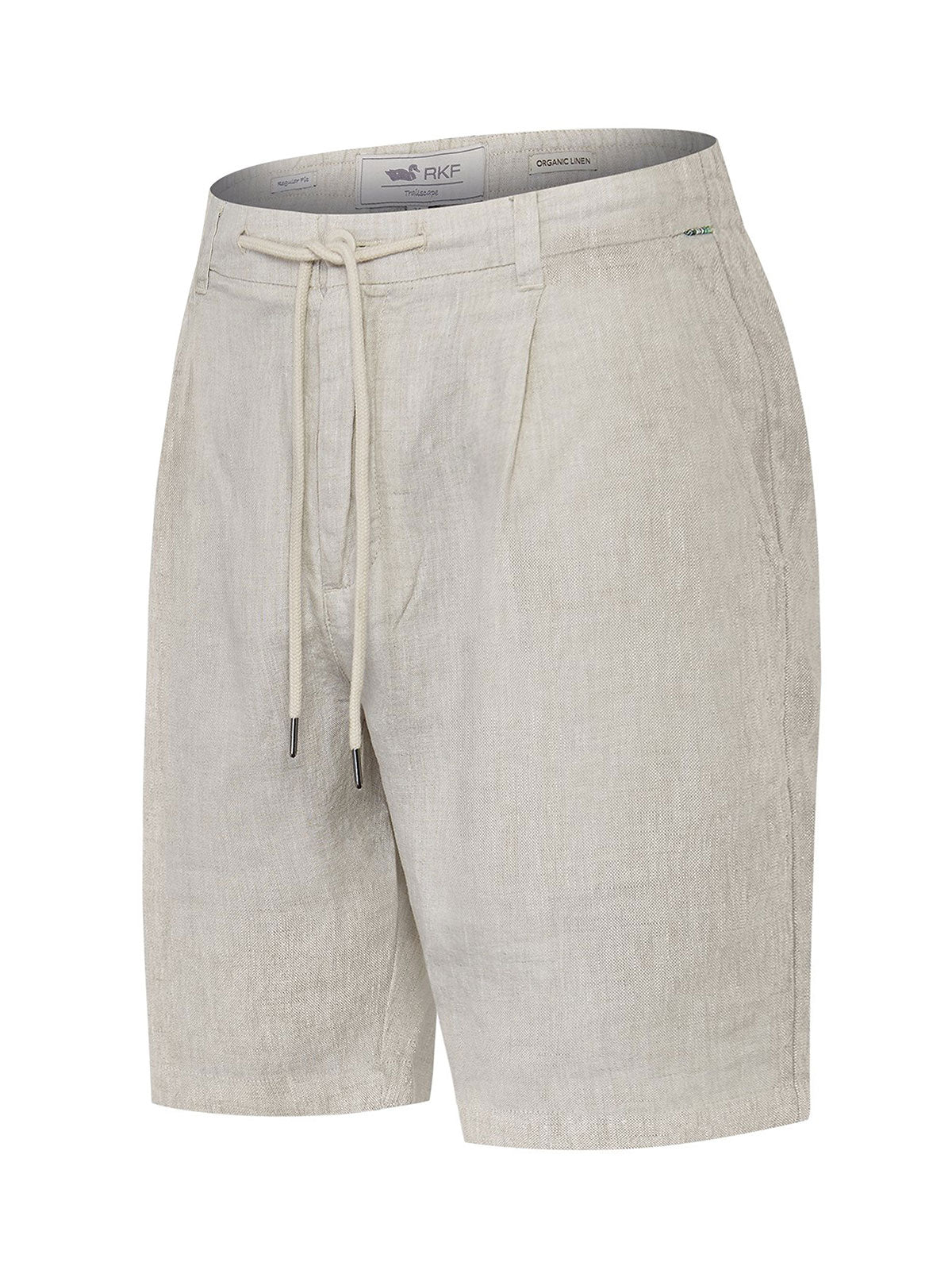 Bermuda Clásica H Linen Melange Tan Hombre 1