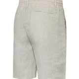 Bermuda Clásica H Linen Melange Tan Hombre 2