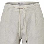 Bermuda Clásica H Linen Melange Tan Hombre 3