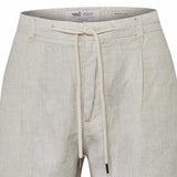 Bermuda Clásica H Linen Melange Tan Hombre 3