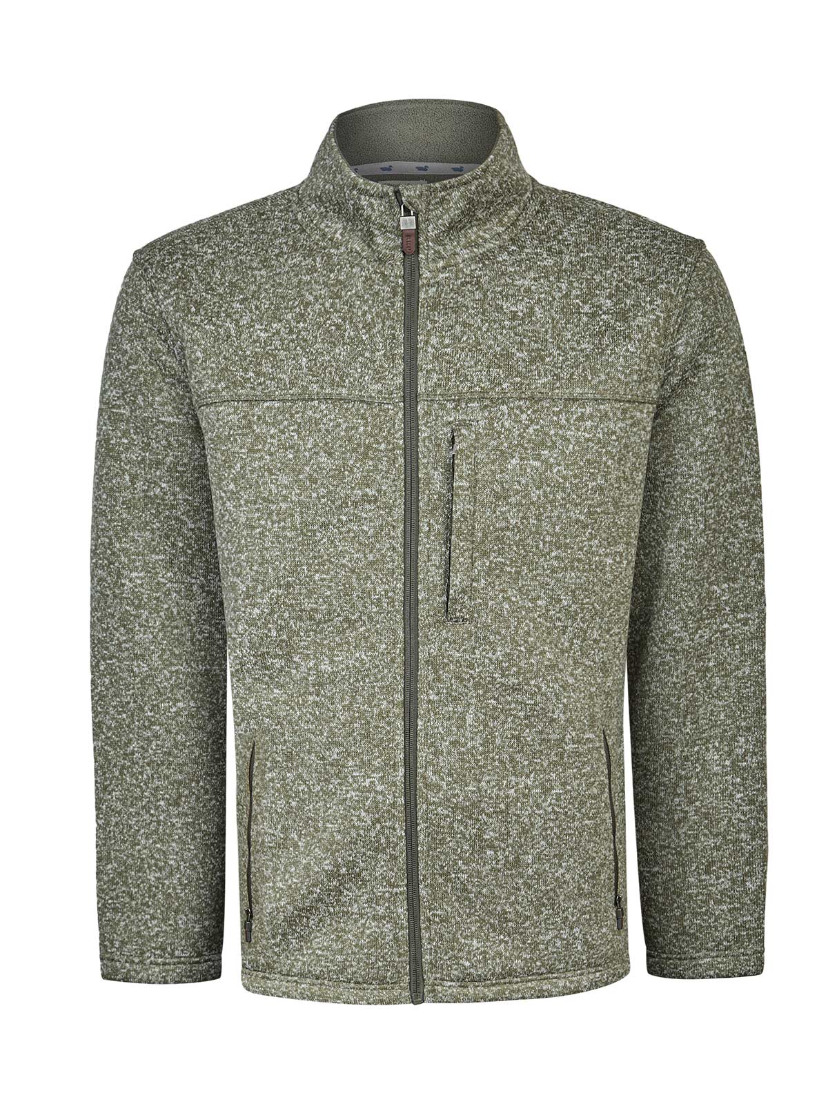 Saco Fleece F/Z H Arizona Verde Hombre 1