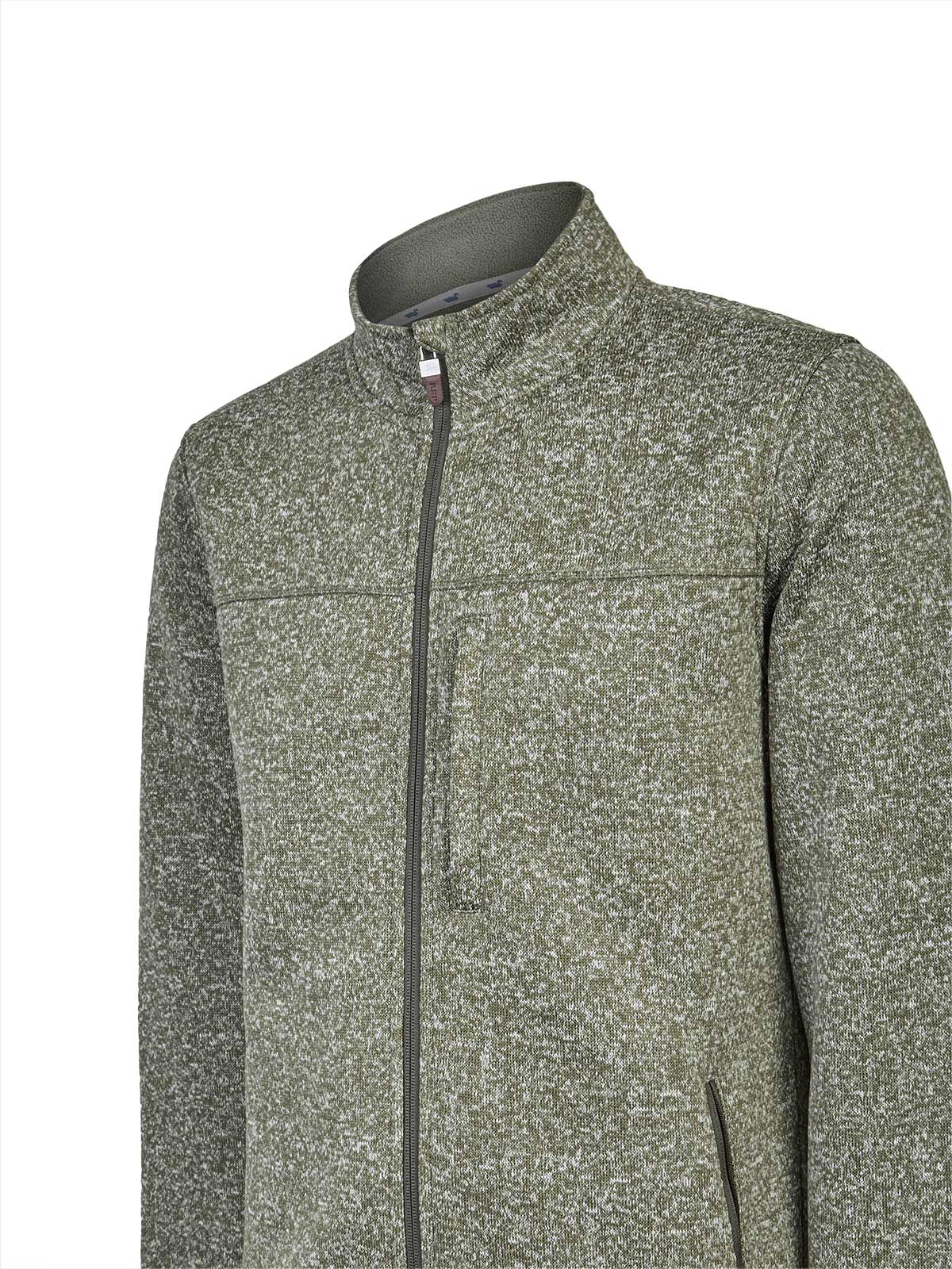 Saco Fleece F/Z H Arizona Verde Hombre 3